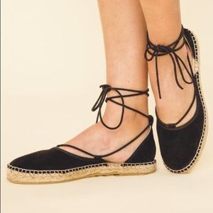 Free People Marina Tie up espadrilles